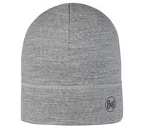 BUFF®| Merino Lightweight Beanie Man Woman Adult, Multifunctional 100% Merino Wool Scarf, Trekking, Outdoor, Sustainable, Slim fit, One Size, Grey Light