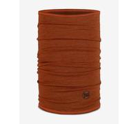 Buff Lightweight Merino Wool Solid Neckwarmer Brown
