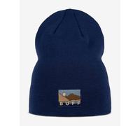 Buff Knitted Beanie Navy One Size