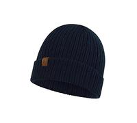 Buff - Kort - Knitted Beanie Hat - Night Blue