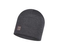 Buff Men Solid Heavyweight Slouchy Merino Wool Hat - Grey, Adult