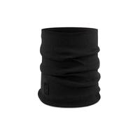 Buff Merino Heavyweight Solid Black Tubular Neckwear
