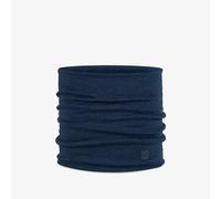 Buff Merino Heavyweight Solid Night Blue Tubular Neckwear