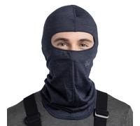 Buff Merino Lightweight Balaclava in Solid Night Blue
