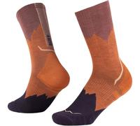 Buff| Socks LW Merino Wool Crew Lightweight, Hiking, Natural Resistance, Comfort, Cushioning, M, Arancione
