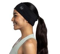 Merino Headband Buff Solid Black 50x58 cm