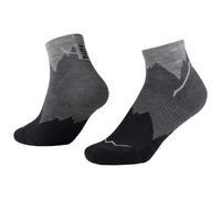 Buff Merino Lightweight Hiking Walking Quarter Sock - Black