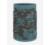 Buff Merino Lightweight Prints Neckwear dark green turquoise