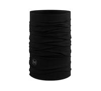 Buff Merino Lightweight Solid Black Tubular Neckwear