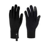 Buff| Gloves Merino Midweight Multifunctional 100% Merino Wool Scarf, Trekking, Outdoor, Sustainable Man Women XL Black