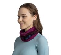Buff Merino Move Multifunctional Neckwarmer in Block Magenta