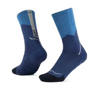 Buff| Socks Merino MW Crew Merino wool, Odor control, Temperature regulation, Hiking, Blister-free, Comfort, Quality Man Women S Blue