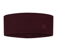 BUFF| Headband Merino Wide Merino Wool, Sustainable, Breathable, Comfort, Soft, Outdoors Man Women One Size Garnet