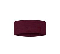 Buff®| Merino Wide Headband Man Woman Adult, Multifunctional Scarf, 100% Merino Wool, Trekking, Outdoor, Sustainable, Thick, One Size, Red