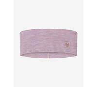 Buff Merino Wide Solid Headband Pink