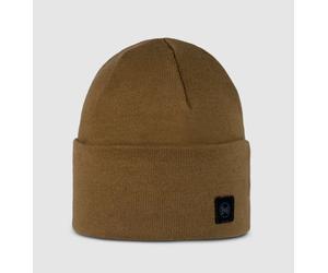Buff - Neils Evo Knitted Beanie Hat - Brindle