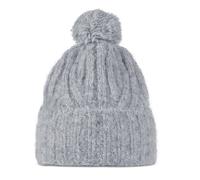 Buff Nerla Knitted Beanie: Grey Colour: Grey