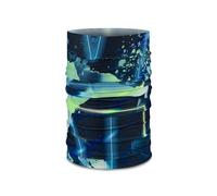 Buff®| Original EcoStretch Neckwarmer Man Woman Adult, Scarf, Tubular, Multifunctional, Neck and Head, Running, Walking, Trekking, Sustainable, Lightweight, One Size, Dark Blue