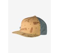 Buff Pack Trucker Flow of Life Cap Light Beige Grey