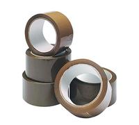 Buff Packaging Tape 48mmx66m (Pack of 6) WX27010+ Free Finchley Pen
