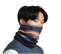 Buff Polar Primaloft Neck Warmer Navy Orange