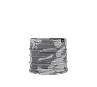 Buff Polar Prints Neck Warmer Dark Grey White