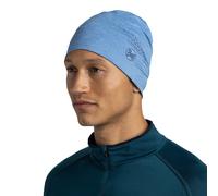 Buff Reflective DryFlx Beanie in Solid Washed Blue
