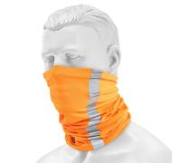 Buff Safety Coolnet UV Reflective Protective Scarf - R-Solid Orange Fluor