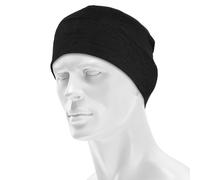 Buff Safety Merino Wool 1 Layer Solid Hat - Black