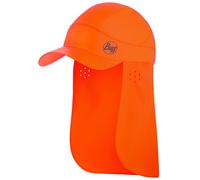 Buff Safety Pack Bimini Cap with neck protection - Solid Fluorescent Orange