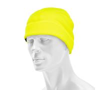 Buff Safety Polar Beanie Hat - Solid Yellow Fluor