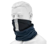Buff Safety Windproof Reflective Protection Scarf - Navy