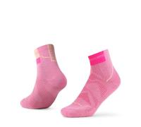 Buff®| Socks Coolnet Quarter Fresh, Odor-Control, Breathable, Comfortable, Sports, Compression XL Pink