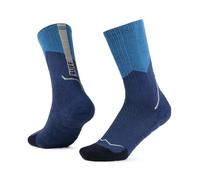 Buff Socks Crew Mens Merino Wool Midweight Hiking Sock Blue