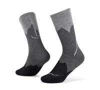 Buff®| Socks LW Merino Wool Crew Lightweight, Hiking, Natural Durability, Comfortable, Padded S Black
