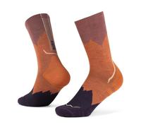 Buff®| Socks LW Merino Wool Crew Lightweight, Hiking, Natural Durability, Comfortable, Padded S Orange