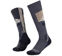 Buff| Socks Merino MW Crew Merino wool, Odor control, Temperature regulation, Hiking, Blister-free, Comfort, Quality Man Women S Blue