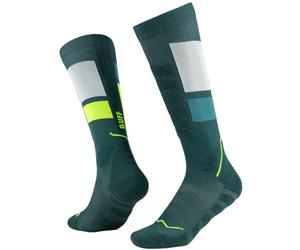 Buff| Socks ThermoNet Over the Calf Thermal, Cushioning, Arch support, Breathable, Comfort, Blister-resistant, Snow, Skiing Man Women XL Teal