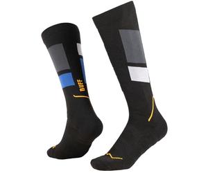 Buff| Socks ThermoNet Over the Calf Thermal, Cushioning, Arch support, Breathable, Comfort, Blister-resistant, Snow, Skiing Man Women XL Black