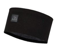Buff Crossknit Headband Solid Black