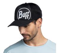 Buff Trucker Cap in Logo Black