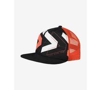 Buff Trucker Cap Orange White Black