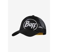Buff Trucker Logo Cap Black White