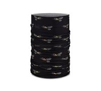 Buff Coolnet Uv Neck Gaiter, Black/White, OneSize