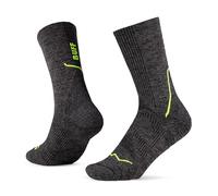 Buff®| Socks Dryflx Crew Quick-Drying, Padded, Running, Sprinting, Fresh, Comfortable L Black