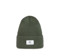 Buff Knitted Beanies Green Adult Unisex One Size