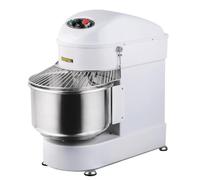 Buffalo 1.1kW Commercial Spiral Dough Mixer 20 Litre, White, Max Dough Capacity: 8 Litre, Single Speed, SS Dough Hook, CP821