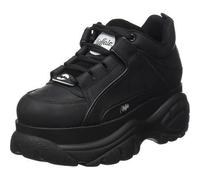 Buffalo 1339-14 Womens Black Classic Chunky Platform Shoes Trainers