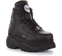 Buffalo 1340-14 2.0 Vegan Nappa Lace Up Hi Platform Black Womens UK 3 - 8
