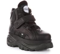 Buffalo 1348-14 2.0 Men's Lace Up Hi Single Stap Platfor Platforms (Black, UK 8)